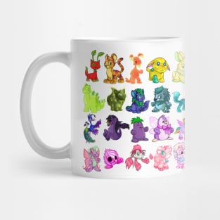 A Neopets Rainbow Mug